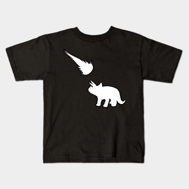 dinosaurs Kids T-Shirt by Mamon